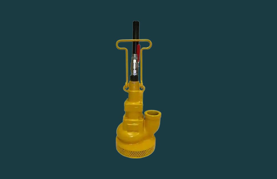 Pneumatic submersible pump
