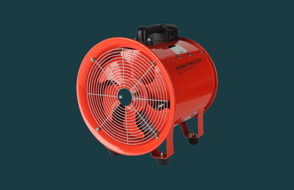Blower with ventilation fan
